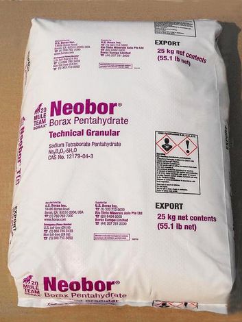 Na2B4O7.5H2O - Borax Pentahydrate (NeoBor), Mỹ, 25 kg/bao