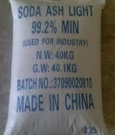 Hóa chất Na2CO3 - Soda ash light 99.2%, Trung Quốc, 40 kg/bao.