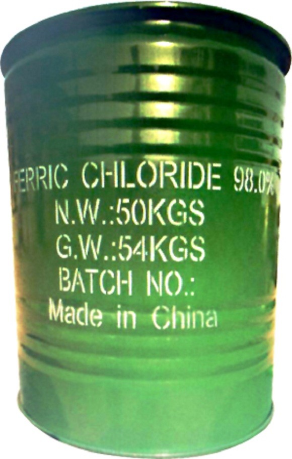  FeCl3 38% - Ferric Chloride, Trung Quốc, 50 kg/thùng