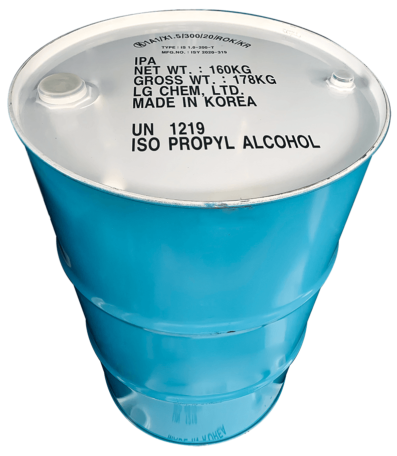 C3H8O - Isopropyl alcohol (IPA), Hàn Quốc, 160 kg/phuy