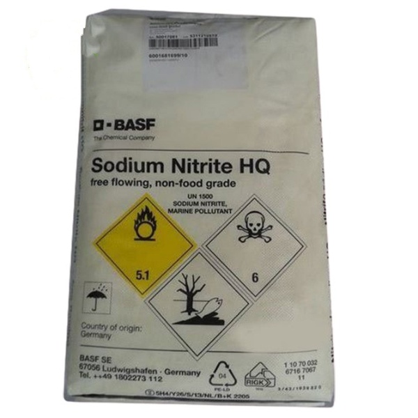 NaNO2 - Sodium Nitrite, Đức, 25kg/bao.